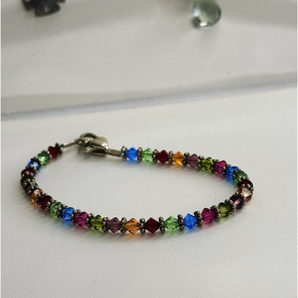 Rainbow Necklaces with Bracelet- New - Picture 3 of 5